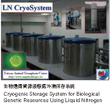生物遺傳資源液態氮冷凍保存系統